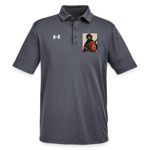 Young Samurai Warrior Portrait - Under Armour Men's Tech Polo