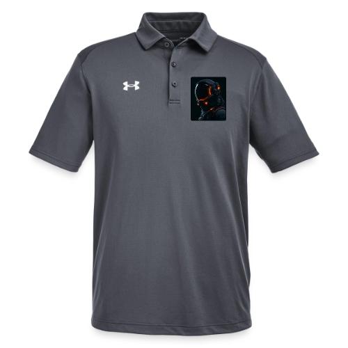 Futuristic Astronaut Helmet - Under Armour Men's Tech Polo