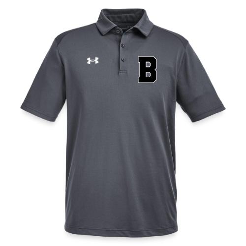 Varsity Letter B Athletic Alphabet Graphic - Under Armour Men's Tech Polo