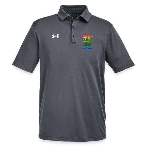 Color the solar system - Under Armour Men's Tech Polo