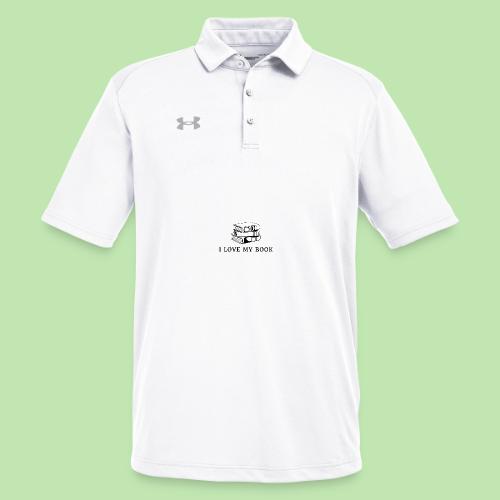 I love my book t-shirt - Under Armour Men's Tech Polo