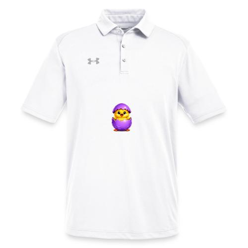 Easter Chick Purple - Under Armour Men's Tech Polo