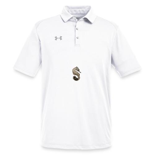 Seahorse holding shell - Under Armour Men's Tech Polo