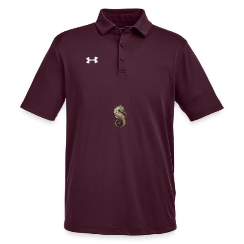Seahorse holding shell - Under Armour Men's Tech Polo