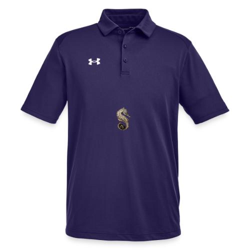 Seahorse holding shell - Under Armour Men's Tech Polo