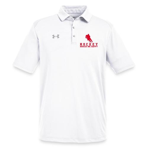 Hockey makes me happy - Under Armour Men's Tech Polo