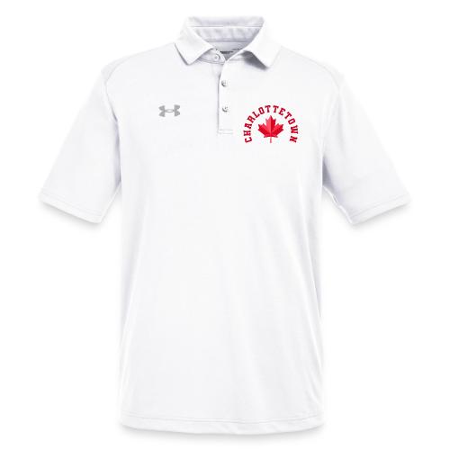 Charlottetown with maple leaf - Under Armour Men's Tech Polo