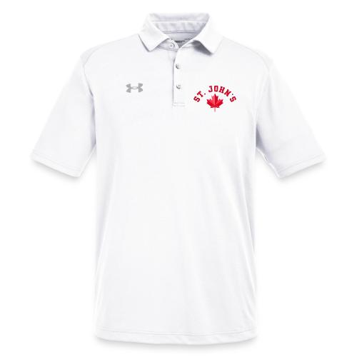 St. John's with maple leaf - Under Armour Men's Tech Polo