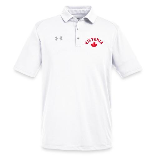 Victoria with maple leaf - Under Armour Men's Tech Polo