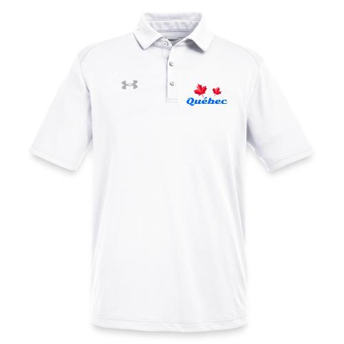 Québec with two red maple leaves - Under Armour Men's Tech Polo