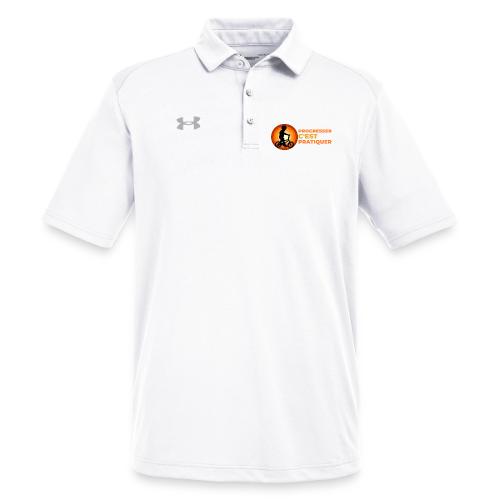 On the Move Towards Progress - Under Armour Men's Tech Polo
