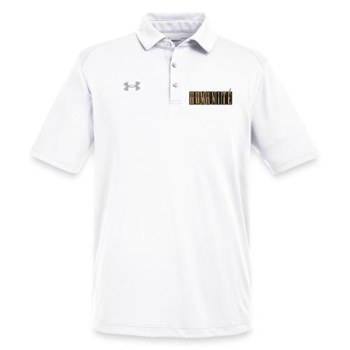 Humanity in Golden Letters - Under Armour Men's Tech Polo