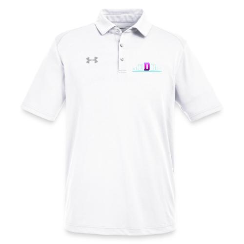 Letter D – Capital Varsity Alphabet Monogram - Under Armour Men's Tech Polo