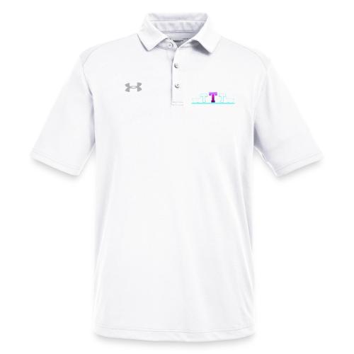 Letter T – Capital Varsity Alphabet Monogram - Under Armour Men's Tech Polo