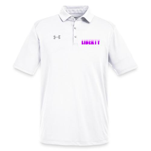 Liberty Typography Graphic Design - Under Armour Men's Tech Polo