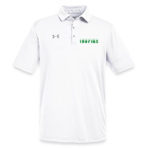 Inspire Word Art Design - Under Armour Men's Tech Polo