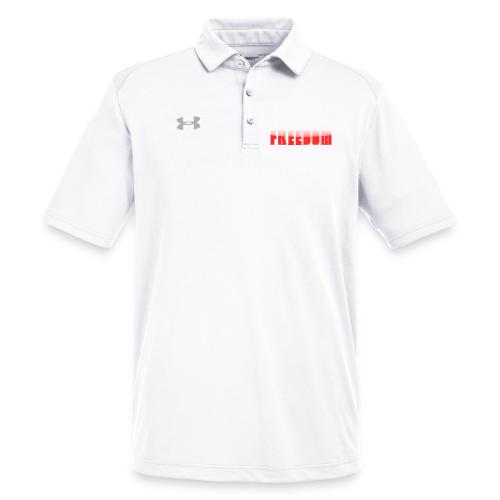 Freedom Typography Design - Under Armour Men's Tech Polo