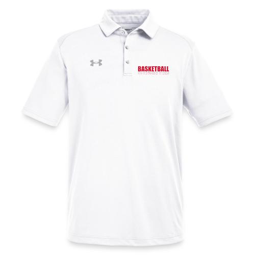 Courtside Vibes Basketball Typography Design - Under Armour Men's Tech Polo