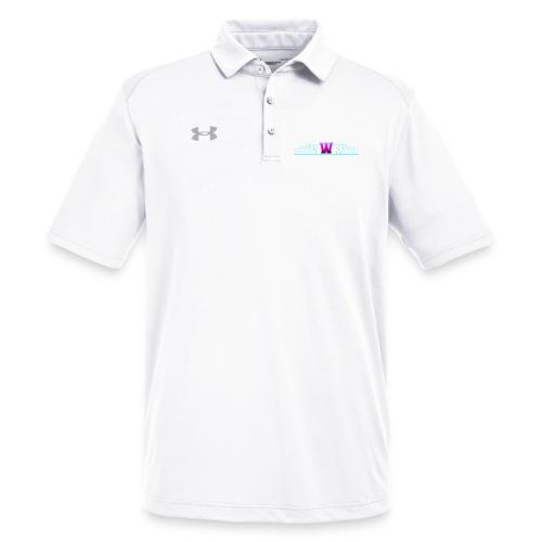 Letter W – Capital Varsity Alphabet Monogram - Under Armour Men's Tech Polo