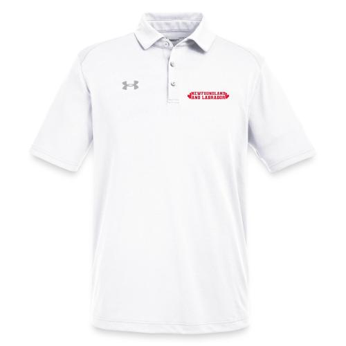 Newfoundland and Labrador with maple leaf - Under Armour Men's Tech Polo