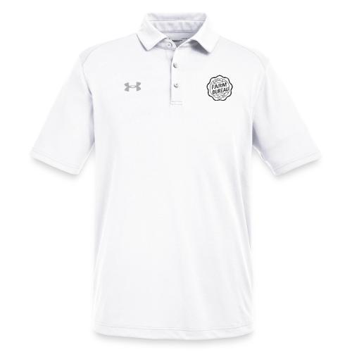 Black Distressed Logo - Under Armour Men's Tech Polo