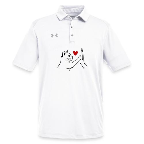 Cat Lover High-Five T-Shirt - Under Armour Men's Tech Polo