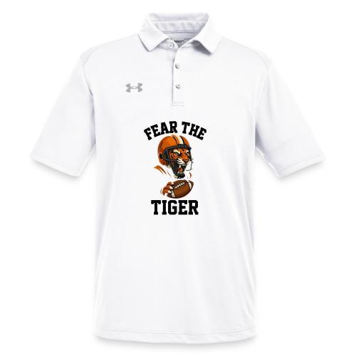 Fear The Tiger Football Helmet T-Shirt - Under Armour Men's Tech Polo