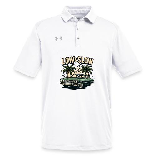 Classic Lowrider Car | Low & Slow Retro T-Shirt - Under Armour Men's Tech Polo