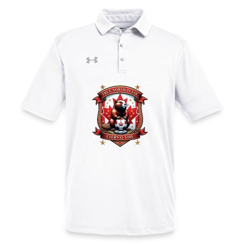 Canada Beaver Crest T-Shirt, Pride Badge Gift - Under Armour Men's Tech Polo