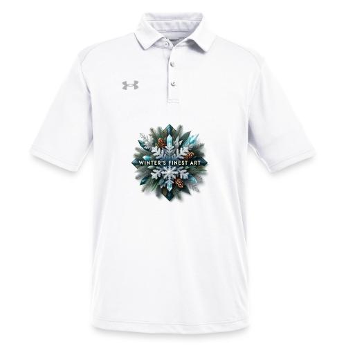 Intricate Frozen Evergreen T-Shirt - Under Armour Men's Tech Polo