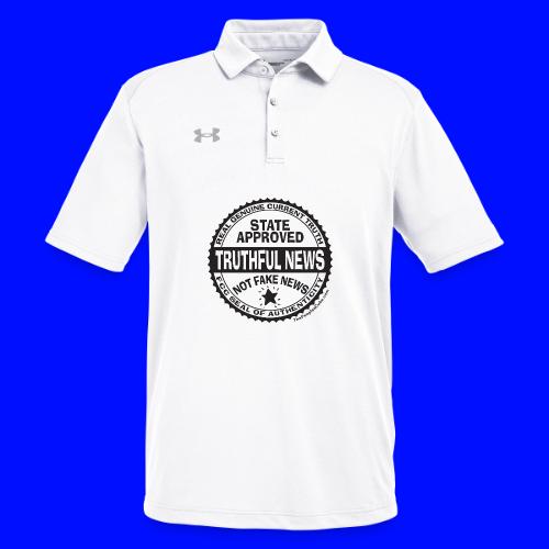 Truthful News FCC Seal - Under Armour Men's Tech Polo