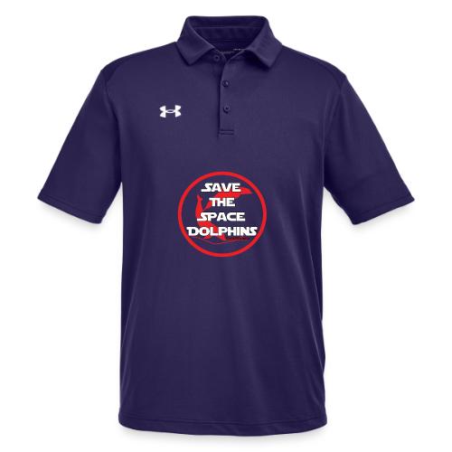 Save The Space Dolphins - Under Armour Men's Tech Polo