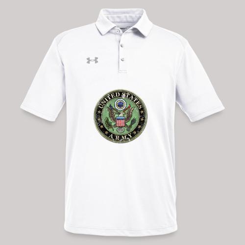 Worn US Army Seal - Under Armour Men's Tech Polo