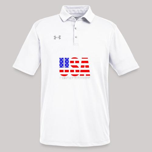 USA Home Of The Brave - Under Armour Men's Tech Polo