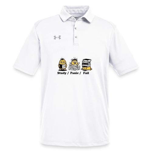 Funny Student Study Panic Fail Back To School - Under Armour Men's Tech Polo