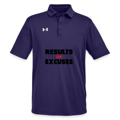 Results Or Excuses - Under Armour Men's Tech Polo