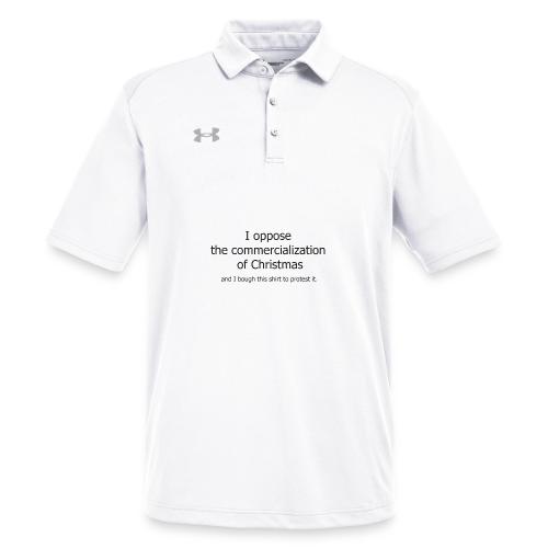 Christmas Commercialization Ladies T - Under Armour Men's Tech Polo
