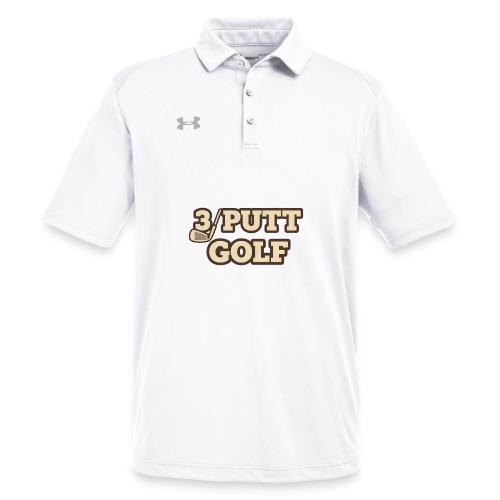 Golfing Joke T-Shirt: 3 Putt Golf Humor Tee - Under Armour Men's Tech Polo