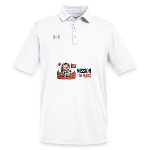 Mission To Mars Space Pig - Under Armour Men's Tech Polo