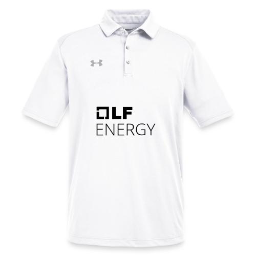 LF Energy White Logo Stacked - Under Armour Men's Tech Polo