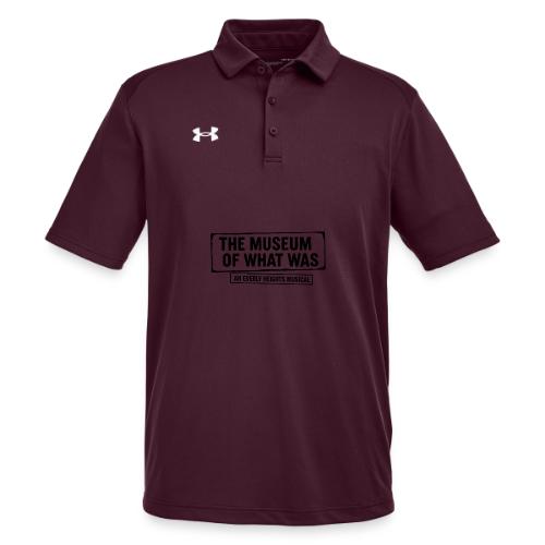 Museum of What Was Logo (Black) - Under Armour Men's Tech Polo