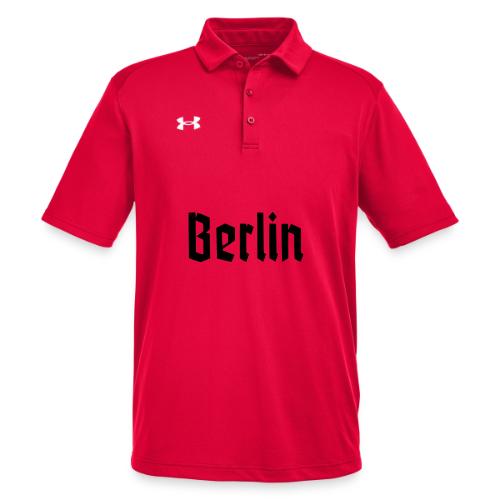 BERLIN Fraktur Font - Under Armour Men's Tech Polo