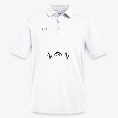 Bicycle Hearbeat - Under Armour Men's Tech Polo