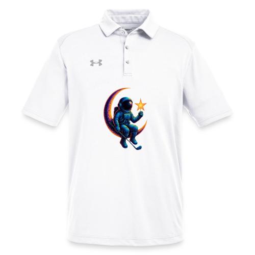 Unisex T-Shirt with Astronaut Design Premium - Under Armour Men's Tech Polo