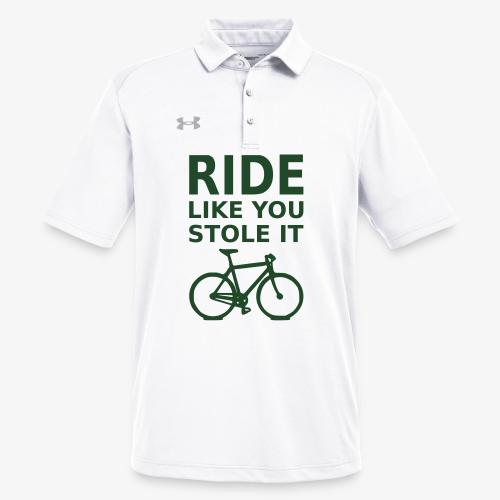 ride like you stole it - bicycle - Under Armour Men's Tech Polo