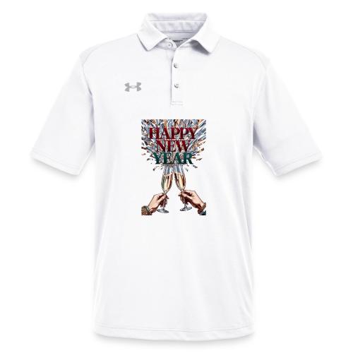 Toasting Hands T-Shirt Confetti Shower Premium - Under Armour Men's Tech Polo
