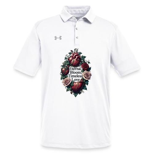 Eternal Bloom Timeless Love Entwined Hearts T-Shir - Under Armour Men's Tech Polo