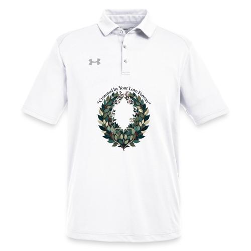 Crowned by Your Love Forever Laurel Wreath T-Shirt - Under Armour Men's Tech Polo