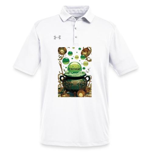 Emerald Excuses Cauldron Graphic Tee - Under Armour Men's Tech Polo