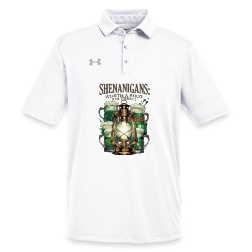 Worth a Shot Lantern Toast Graphic Tee - Under Armour Men's Tech Polo